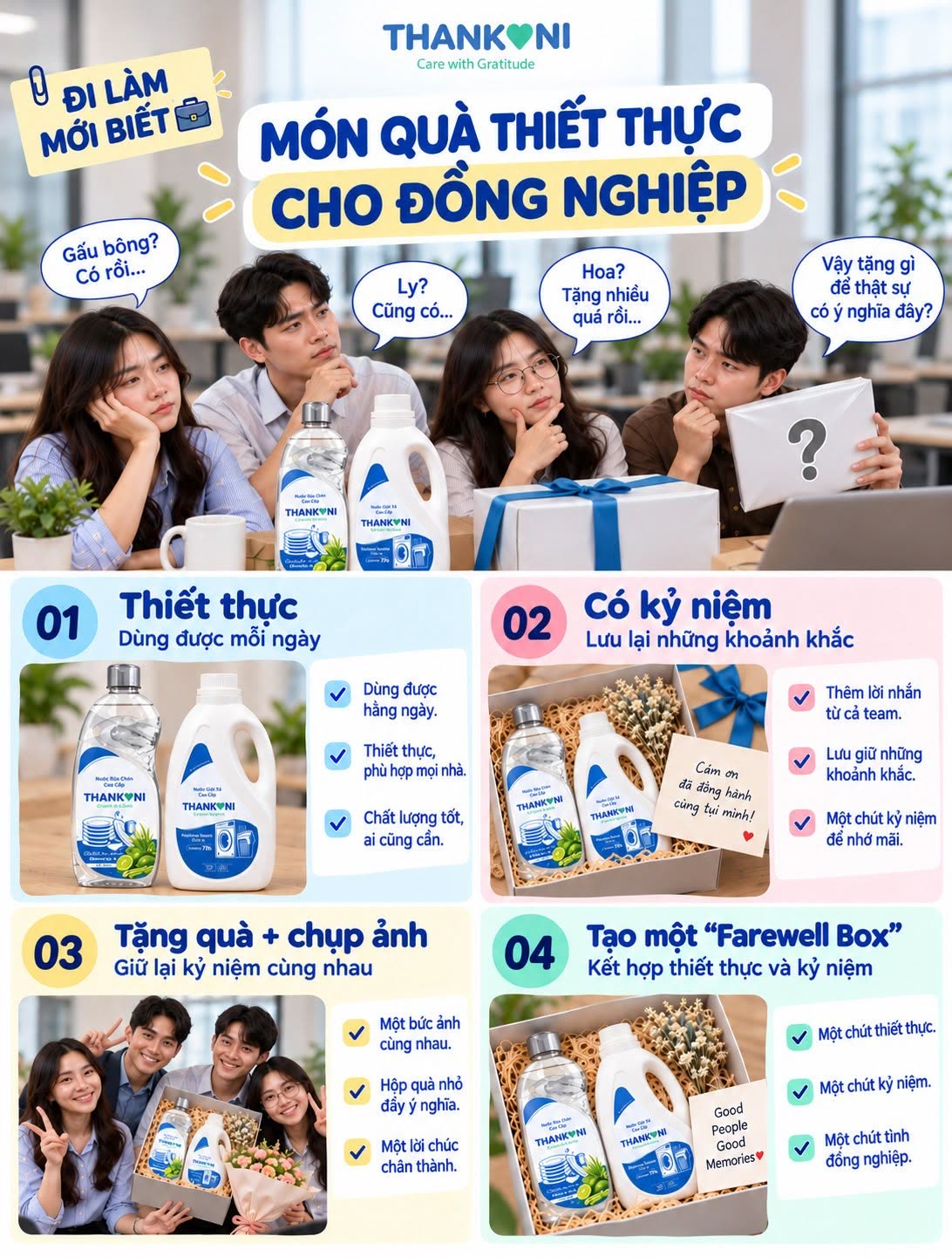 Món quà thiết thực cho đồng nghiệp